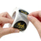Wrapables 1.5" / 2" Thank You Stickers Roll: Pink & Gold 1.5 inch