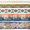 Wrapables Decorative Gold Foil Washi Tape and Sticker Set: Deer Song