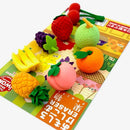 Fruit eraser sheets
