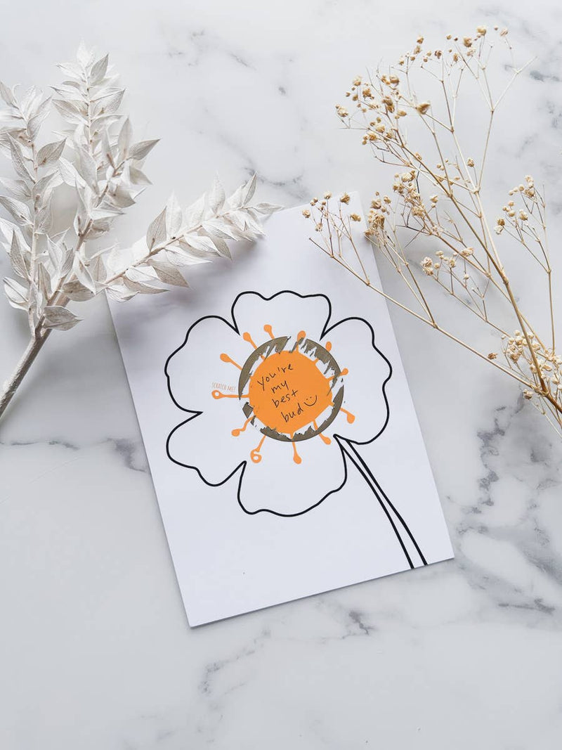 Scratch-Off Notecard - Daisy