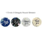 Wrapables 1.5" / 2" Thank You Stickers Roll: Gold Foil Sprig 1.5 inch