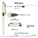 Monaco Ballpoint Pen- White