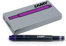 Lamy Ink Cartridge T10 Purple Box 5pk 2ml