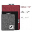 Medium Leather Sketch Wallet: Black