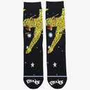 Galactic Socks: Black / Yellow / One size