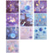Wrapables Decorative Gold Foil Washi Tape and Sticker Set: Deer Song