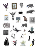 Edward Gorey Sticker Book