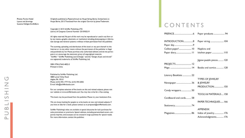 Paper Jewelry: 55 Projects for Reusing Paper