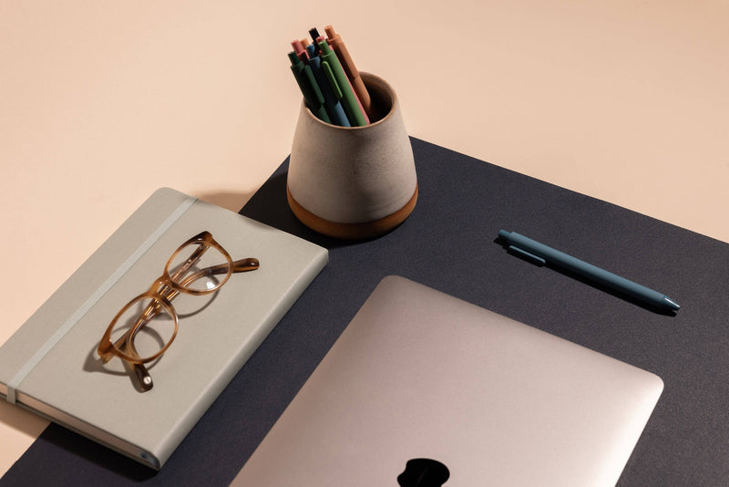 Anecdote Desk Pad: Stone Blue / Large
