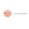 Wrapables 1.5" / 2" Thank You Stickers Roll: Pink & Gold 1.5 inch