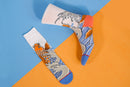 Goodluck Socks: White / Cotton / One size