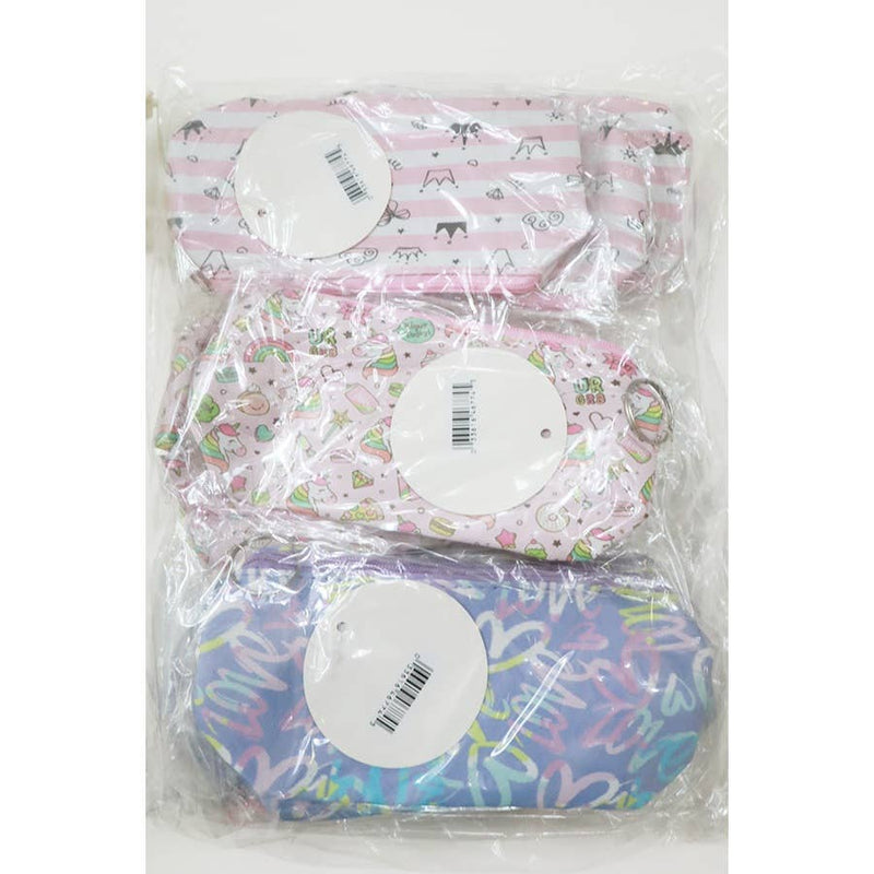 Cute Design Mini Pencil Case with Zipper: MIX COLOR / ONE(12)