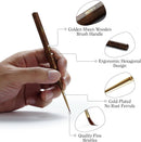 Professional Fine Round Tip Detail Paint Brushes for Model & Craft, Miniature, Watercolor: 10 Pcs
