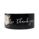 Wrapables 3" x 1" Small Business Thank You Stickers Roll: Blush (120 stickers)