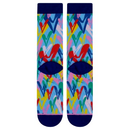All Hearts Are Connected Socks: Blue