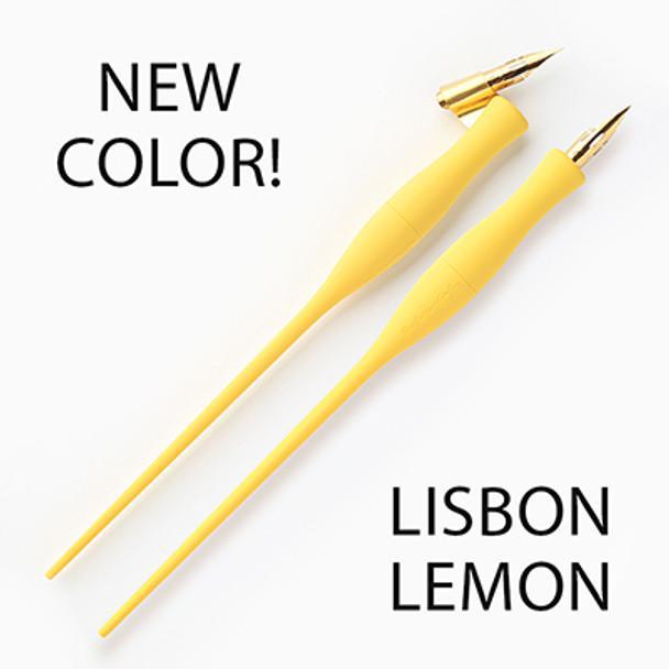Moblique Pastel Dual Penholder - Lisbon Lemon