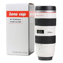Stainless Steel Camera Lens Mug - White