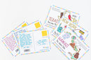 Color Your Own Nevada State Postcard