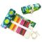 Wrapables Pencil Roll Organizer,  Wrap Pouch (72 slots): Green Scream