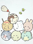 Round Animals Takoyaki Konamon Mini Notepad