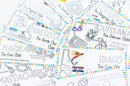Color Your Own Nevada State Postcard