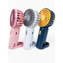 Portable Hand Fan with Pull out Stand: MIX COLOR / ONE(12)
