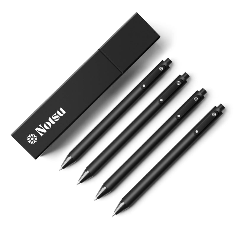 White Gel Pen Set (4 Pack) | For Use on Black Paper
