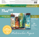 Fluid 100 EZ 140LB Hot Press 16x20 15 Sheets