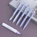 Wrapables 5 Gel Pens + 1 Highlighter Writing Set: Purple