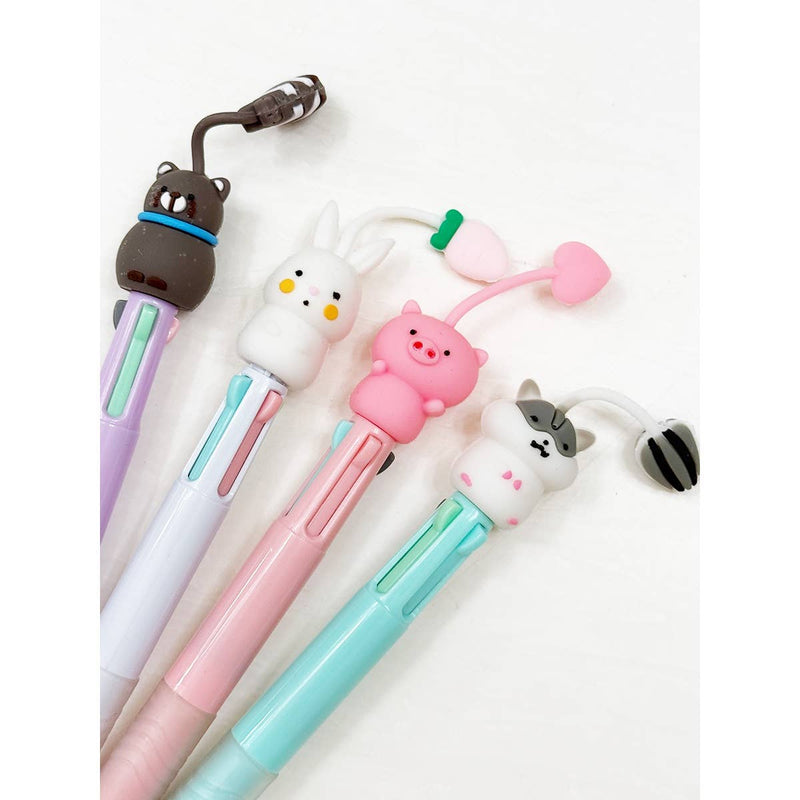 Cute Animal Character Pen: MIX COLOR / ONE(12)