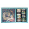 Wrapables Decorative Gold Foil Washi Tape and Sticker Set: Deer Song