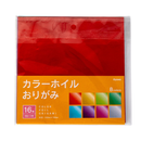 Kyowa 6" Double Sided Origami Paper Sheets 8 Foil Colors 16pc Pack