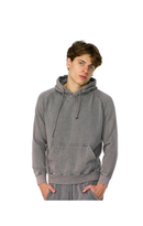 Vintage Mineral Washed Hoodie [HF-ZS4005]: Vintage Denim / L