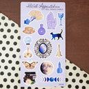 Bell, Book & Candle (Cartomancy, Grimoire, Fortune Telling) Sticker Sheet (25-018)