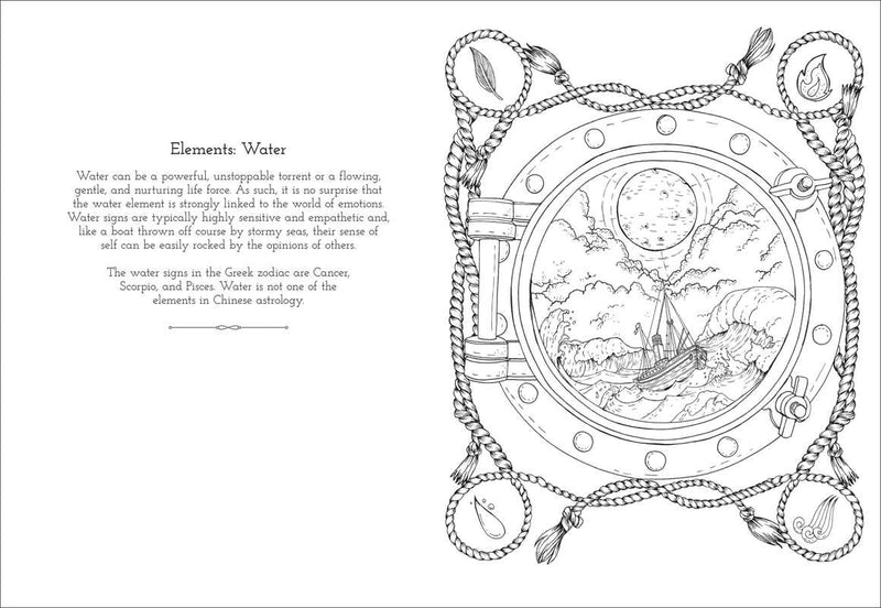 Astrology Coloring by Ana Jarén