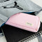 Wrapables Large Capacity Pencil Case, 3 Compartment Pouch: Macarons