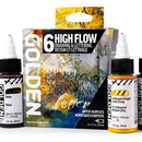 Golden High Flow Acrylic Drawing And Lettering 6 Color 1oz Set