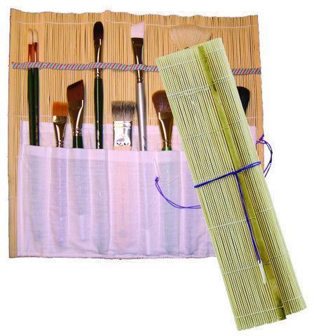Silver Brush Bamboo Roll-up Brush Mat