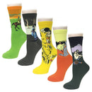 Wrapables Famous Painting Masterpiece Artwork Crew Socks (5 pairs): Collection 3