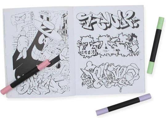 Graffiti Style Coloring Book