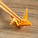 Origami Crane Porcelain Chopsticks Rest 2"L Orange (12/288)