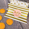 Wrapables 1.5" / 2" Thank You Stickers Roll: Pink & Gold 1.5 inch