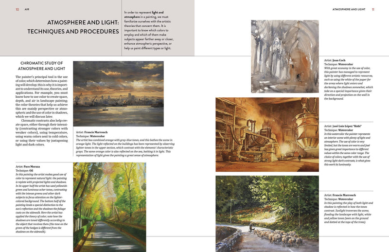 Painting the Elements: Air Water Earth Fire