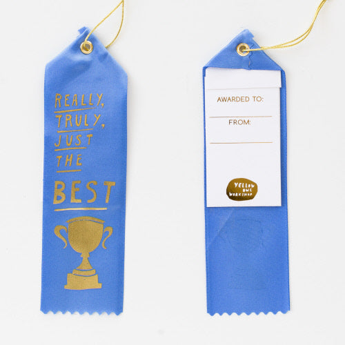 Yellow Owl Award Ribbon Notes