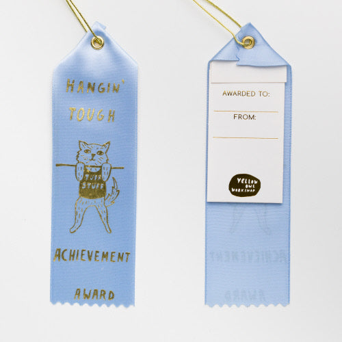 Yellow Owl Award Ribbon Notes