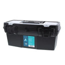 Art Alternatives Heavy Duty Tool Box 20in Black closed front
