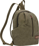 Eurosport Canvas Backpack - Olive