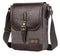 Eurosport Faux Leather and Canvas Crossbody Bag