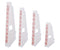 Lineco Self-Stick Easel Backs Pack White 9” 5pk
