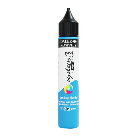 SYSTEM3 FLUID ACRYLIC 29.5ML COERULEUM BLU HUE